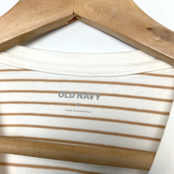 Old Navy Striped Crop Tee - Picture 2 of 8